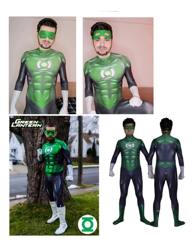Cosplay Lanterna Verde Profissional Adulto Masculino